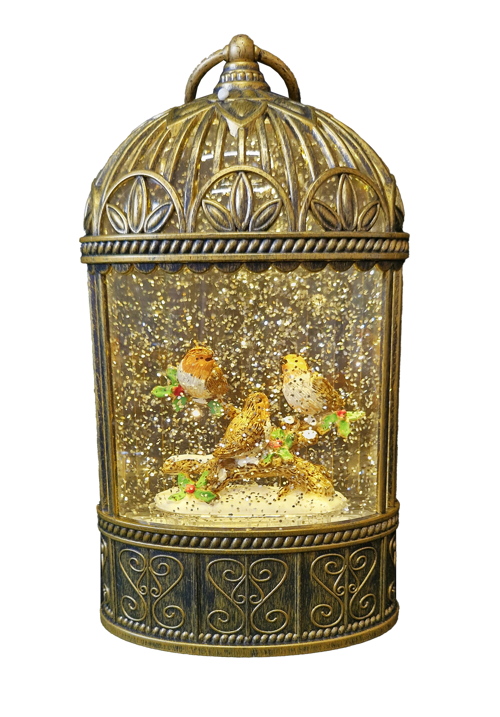 CH919 Glitter Birdcage 8/Ctn