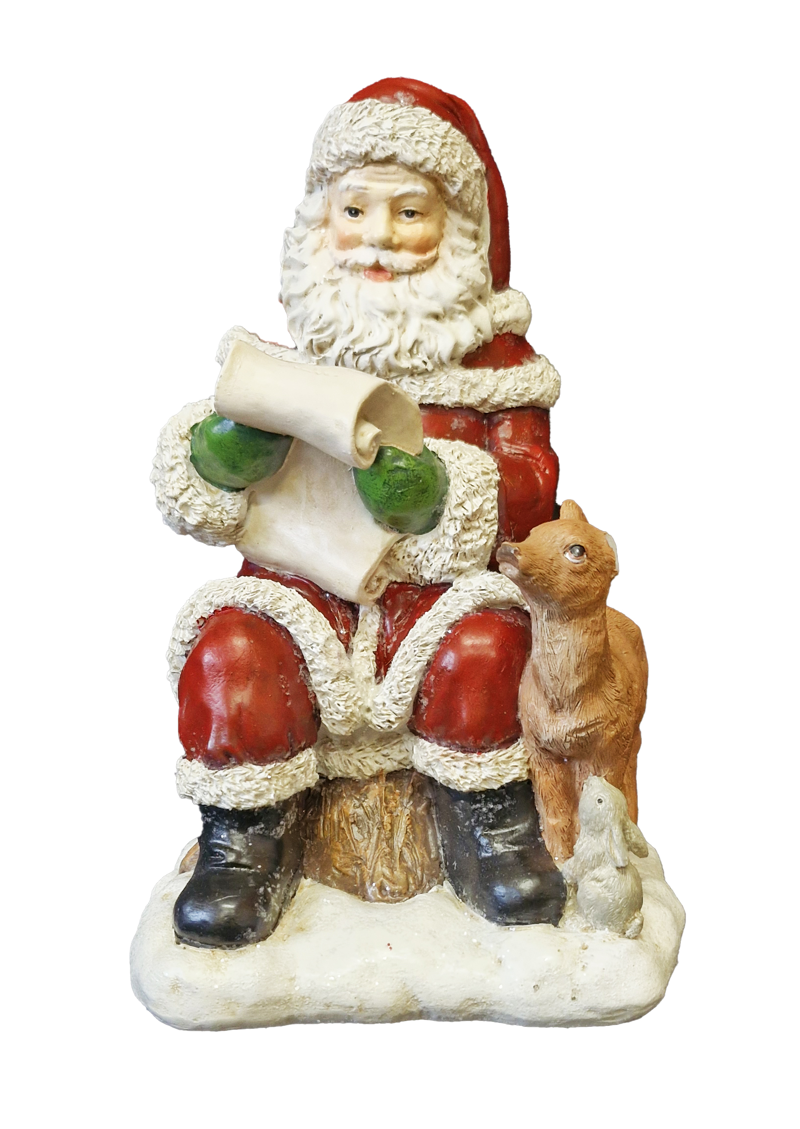 CH929 Santa on Log 12/Ctn