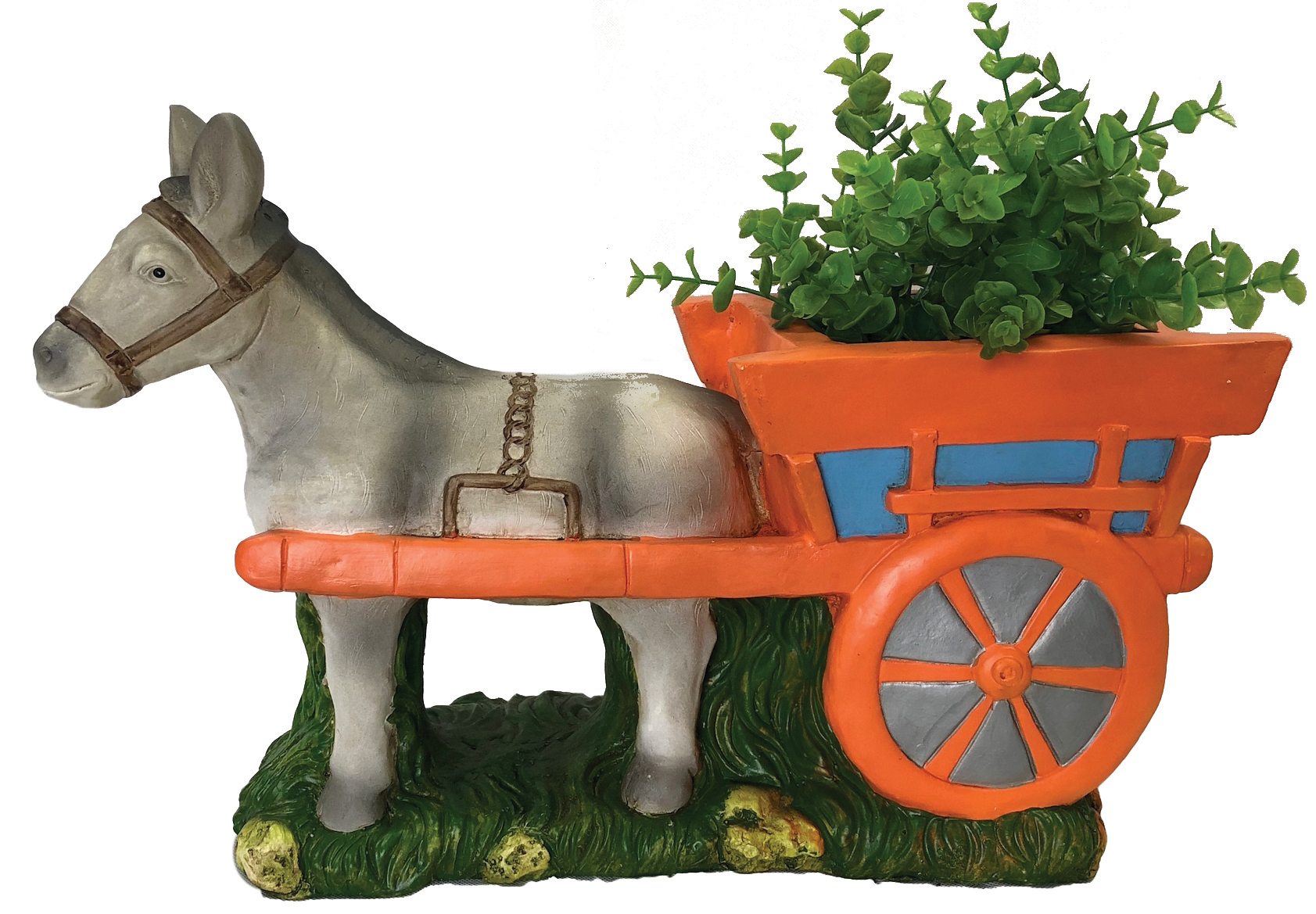 G0132 Donkey & Cart Planter 1/Ctn