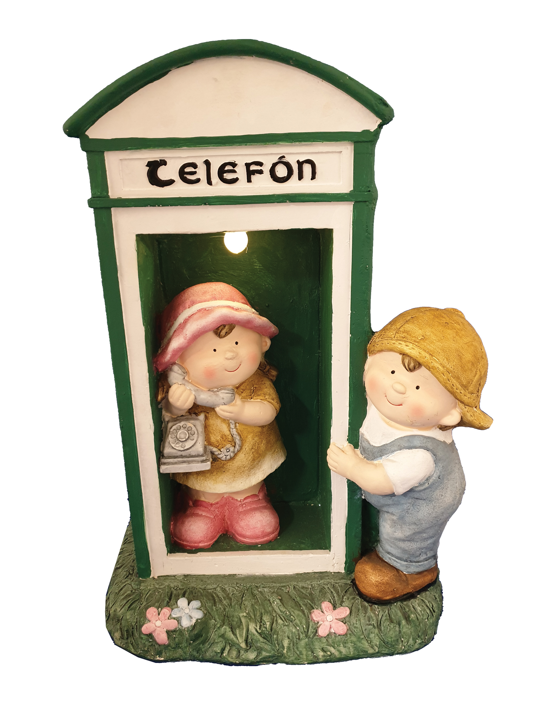 G0191 83cm Kids playing in Telephone Phone Box with Light 1/Ctn