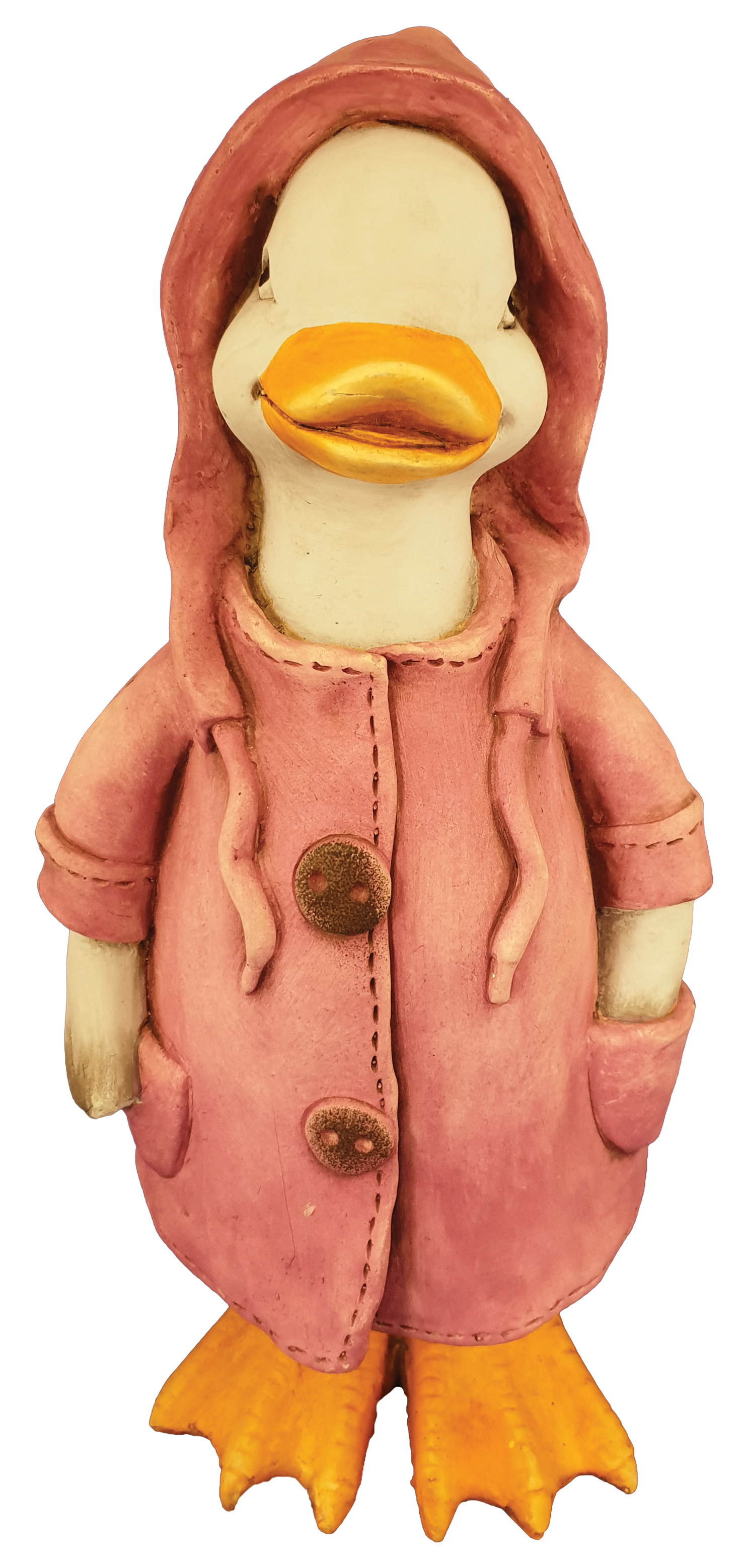 G0193 Duck in PURPLE Raincoat Decoration  3/Ctn