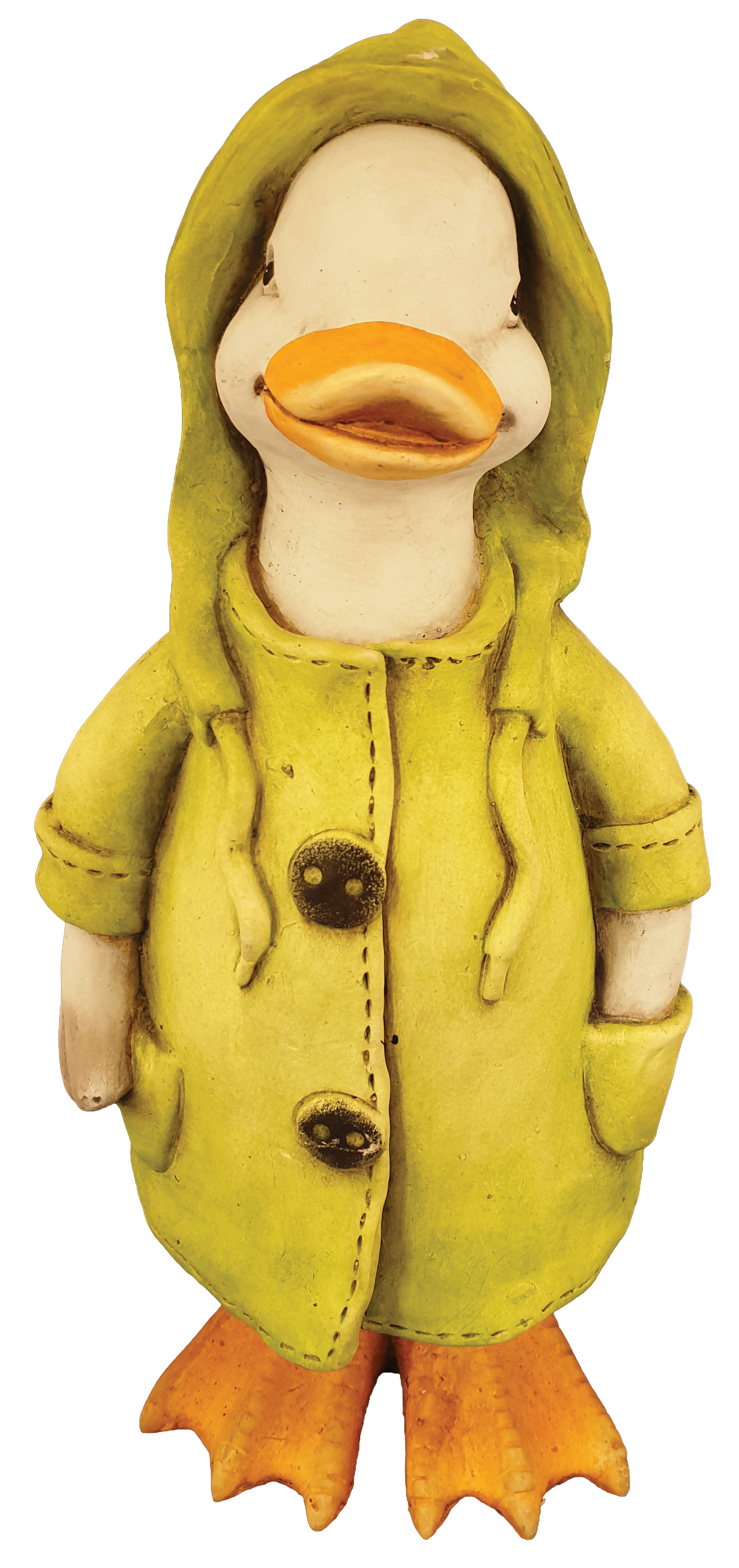 G0194 Duck in GREEN Raincoat Decoration 3/Ctn