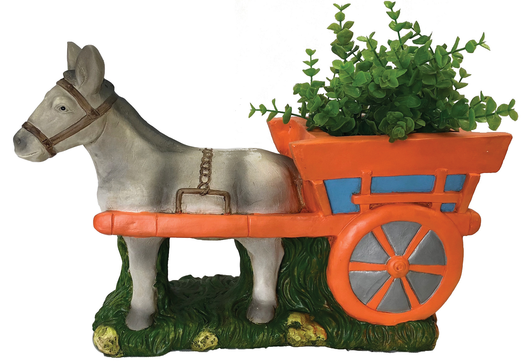 G0261 Large Donkey & Cart Planter 1/Ctn