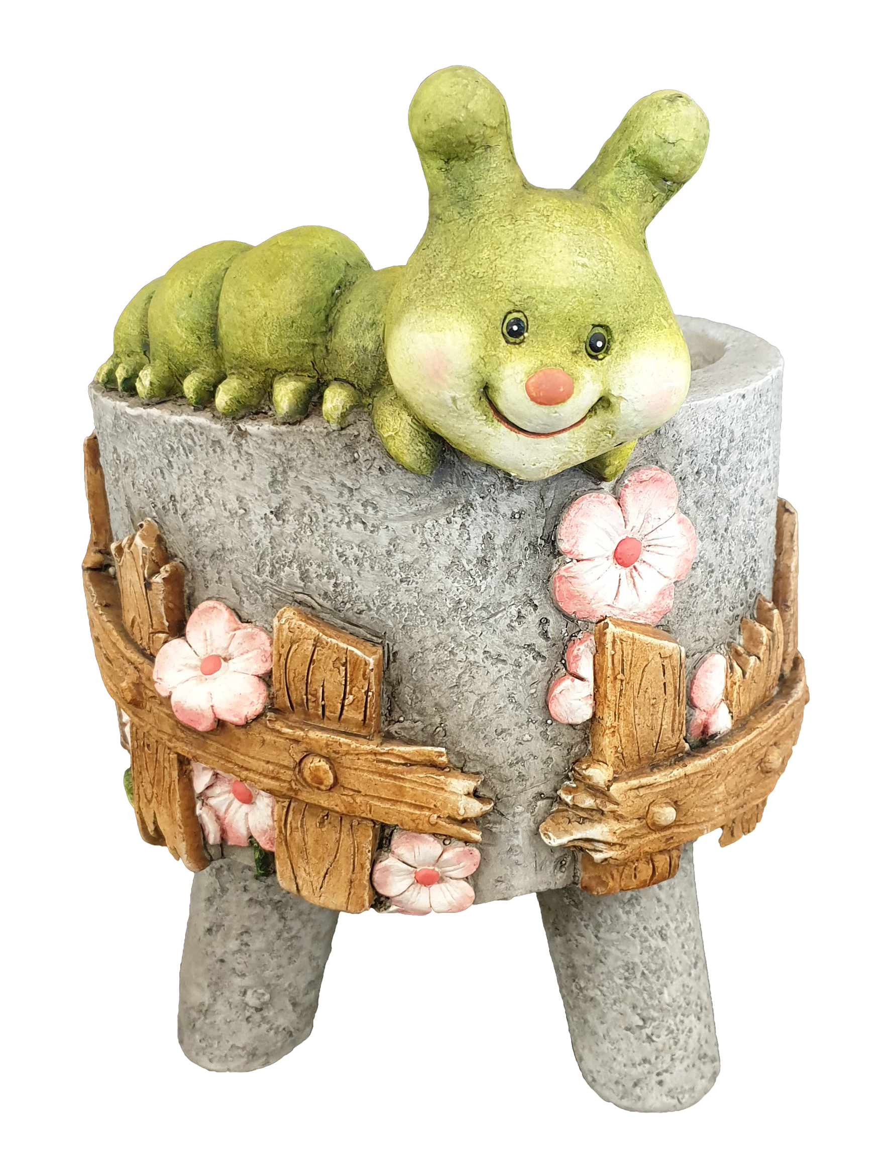 G0270 Three Leg Planter with Caterpiller 4/Ctn