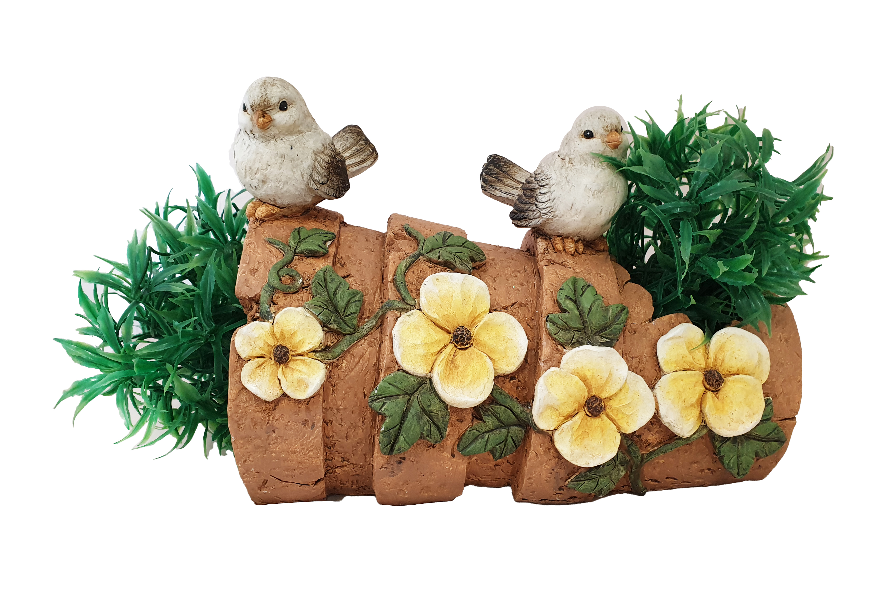 G0328 Birds on Planter 4/Ctn
