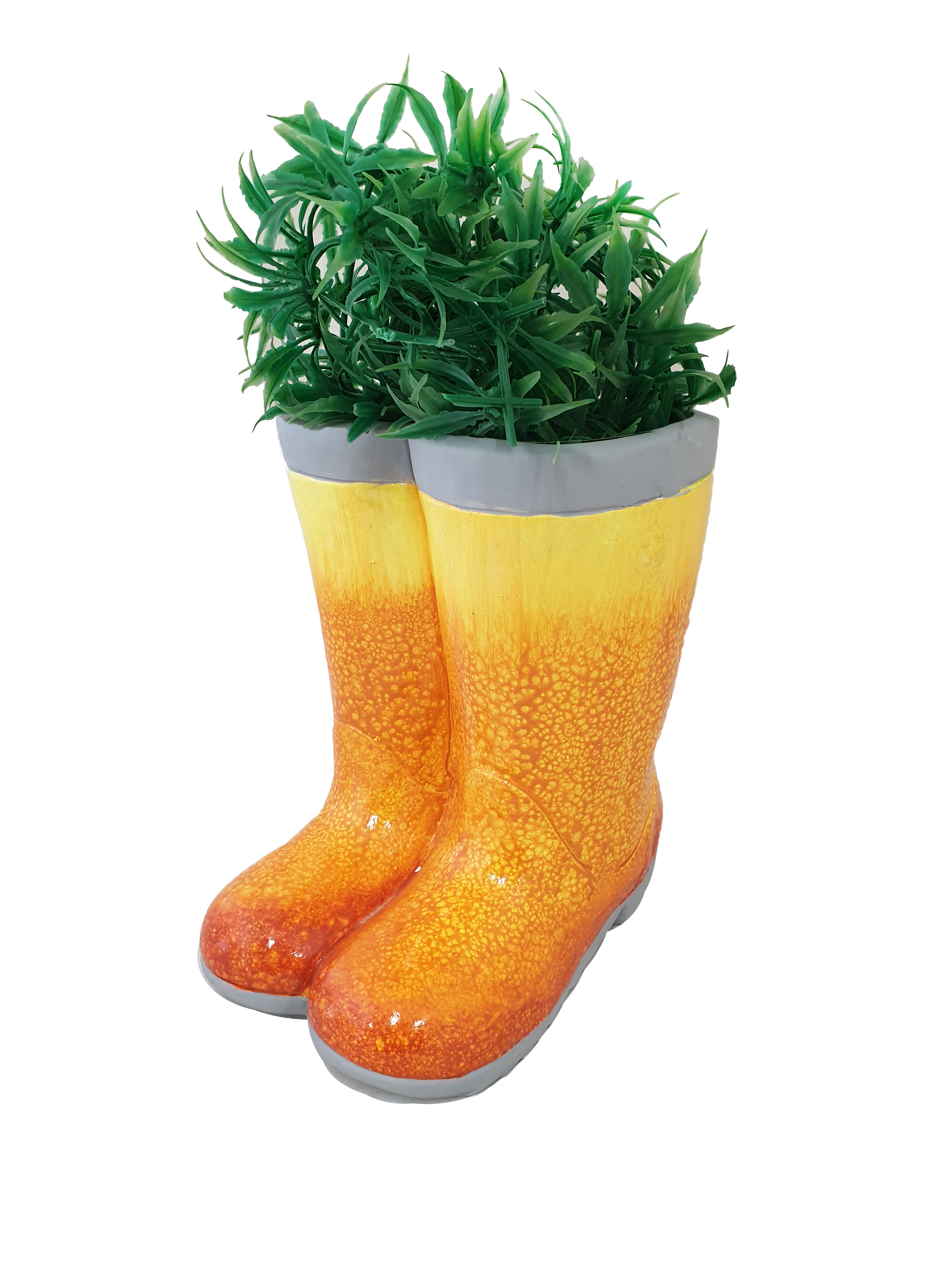 G0343 Orange Boot Planter 4/Ctn
