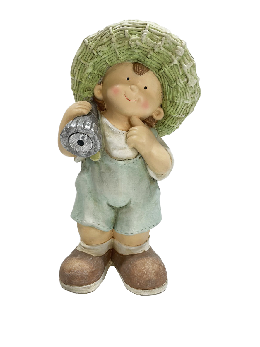 G0357 Boy holds Solar Lamp 2/Ctn