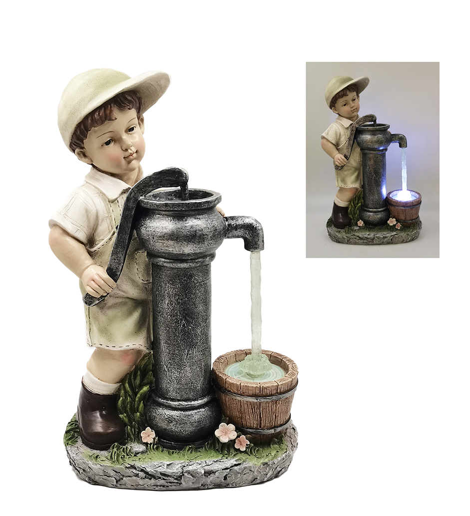 G0372 Boy at Water Pump 1/Ctn 