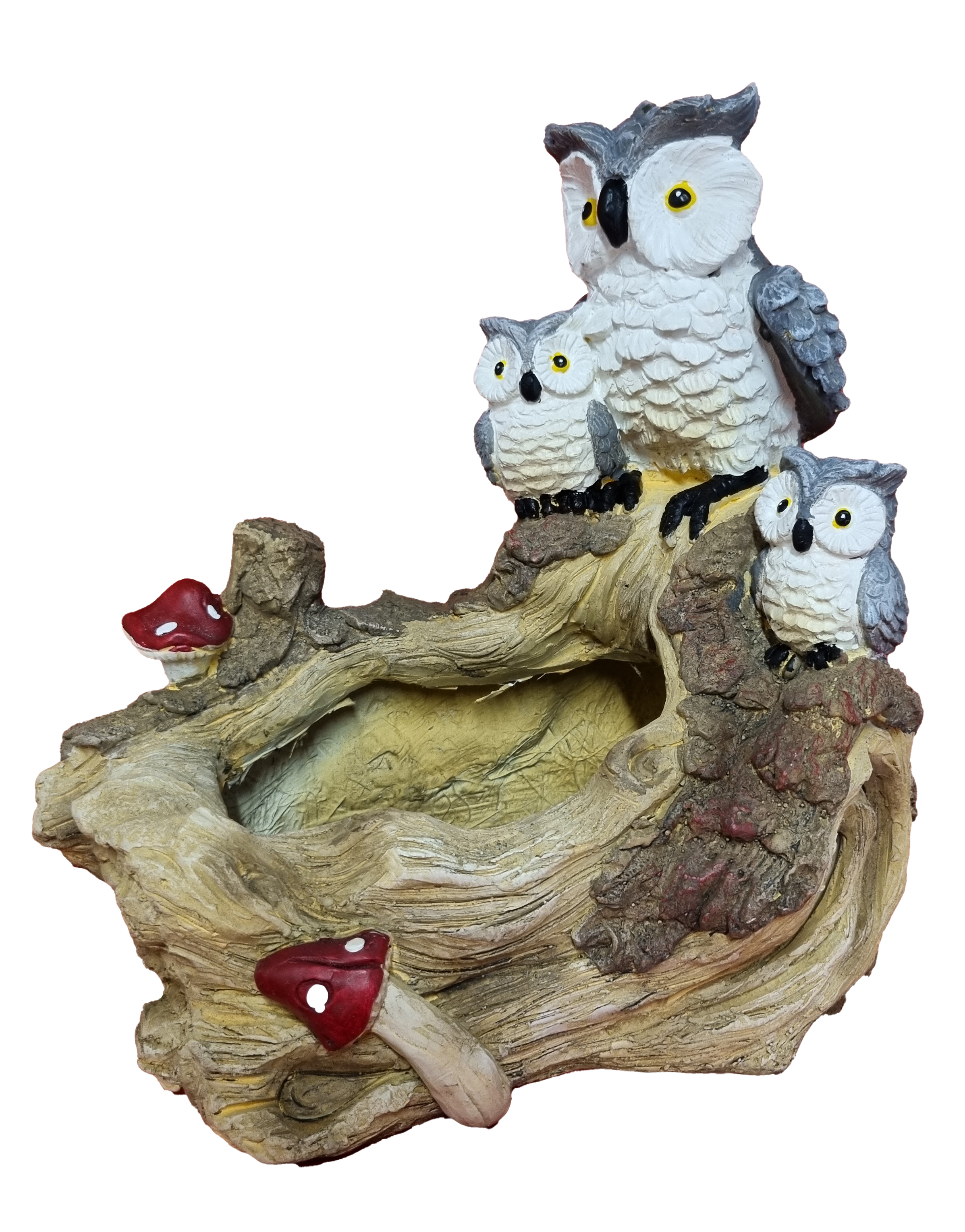 G0376 Owls perched on Tree Root Planter 2/Ctn