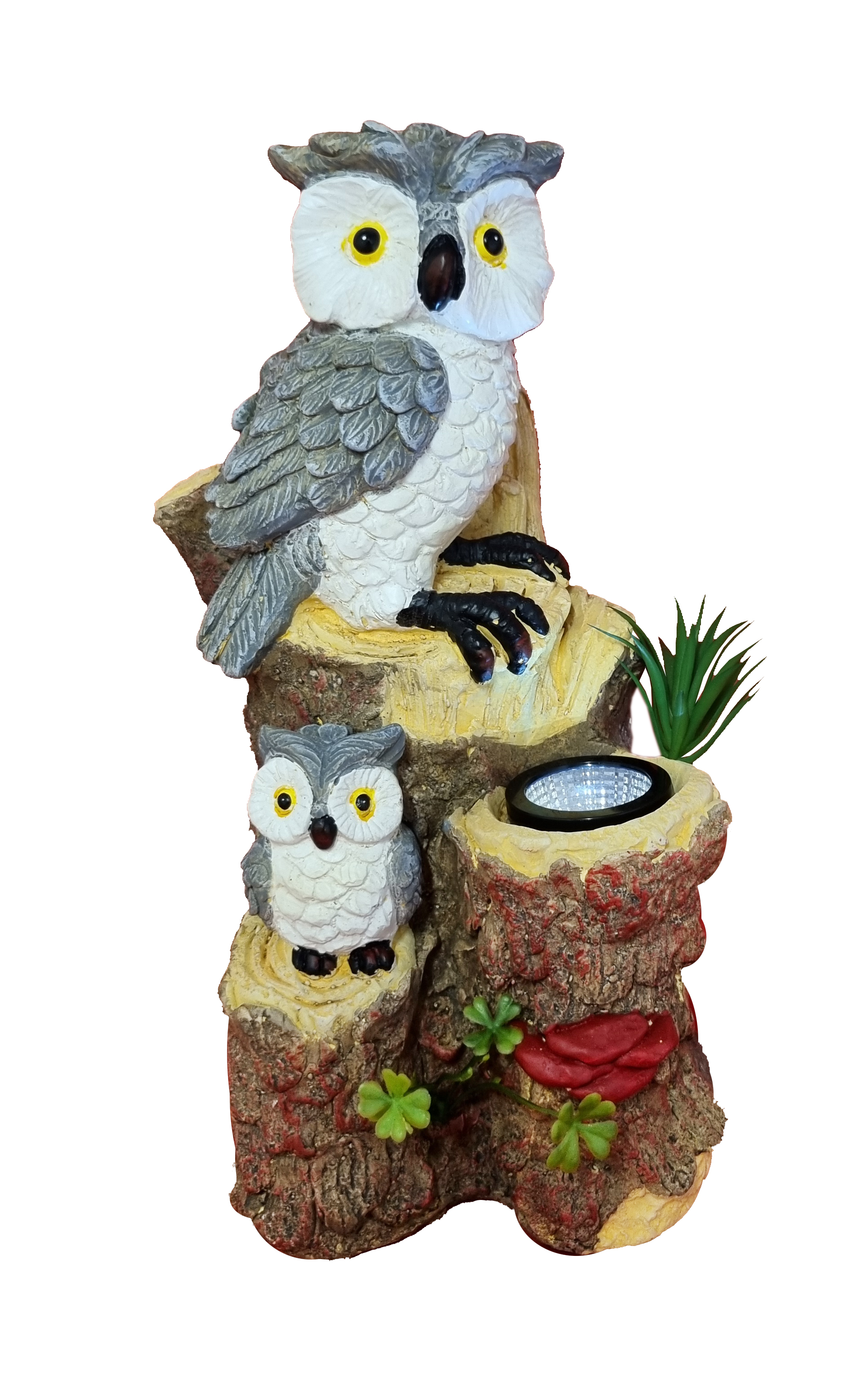 G0377 Owls with Solar Light 4/Ctn