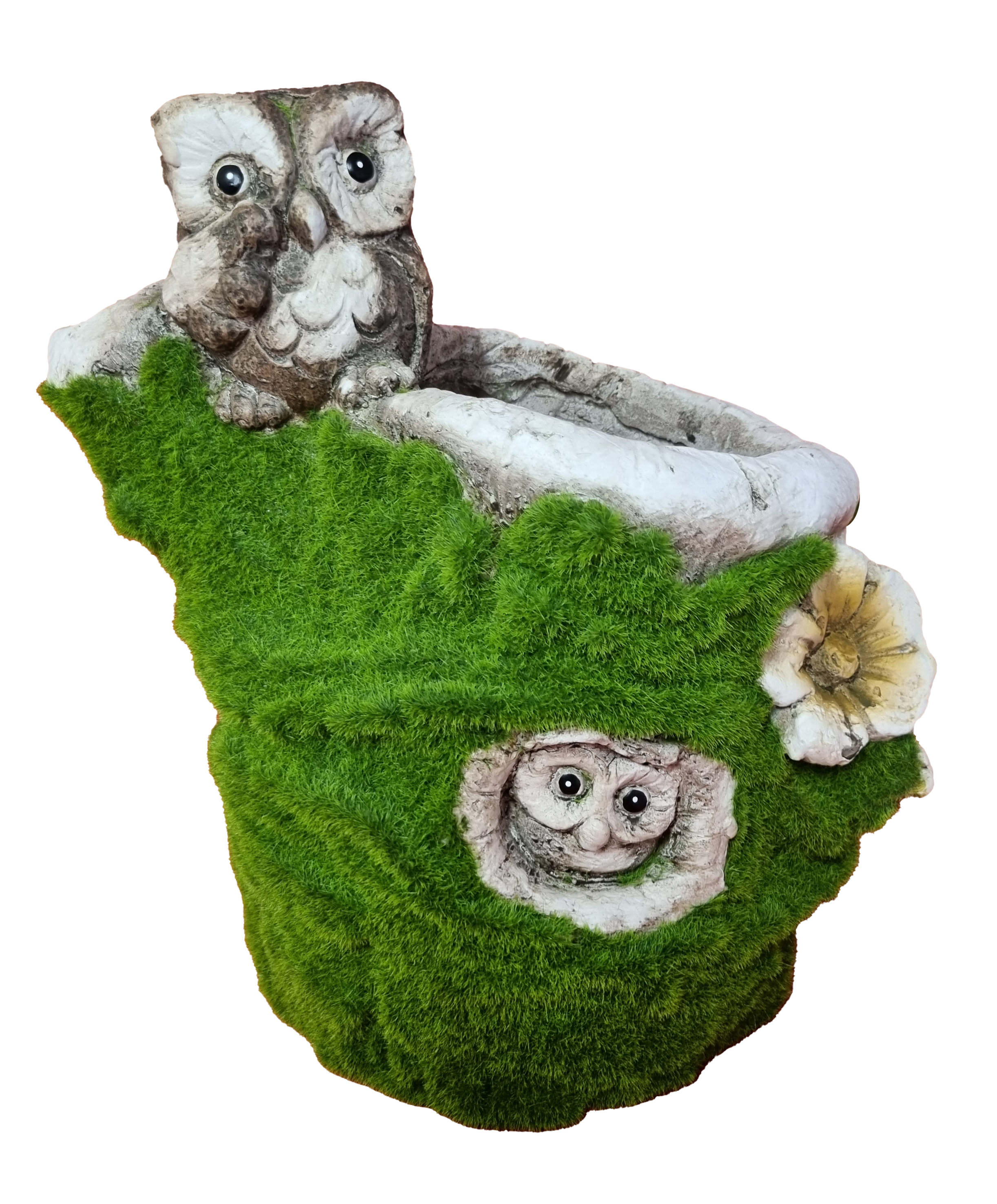 G0379 Owls on Green Planter 4/Ctn