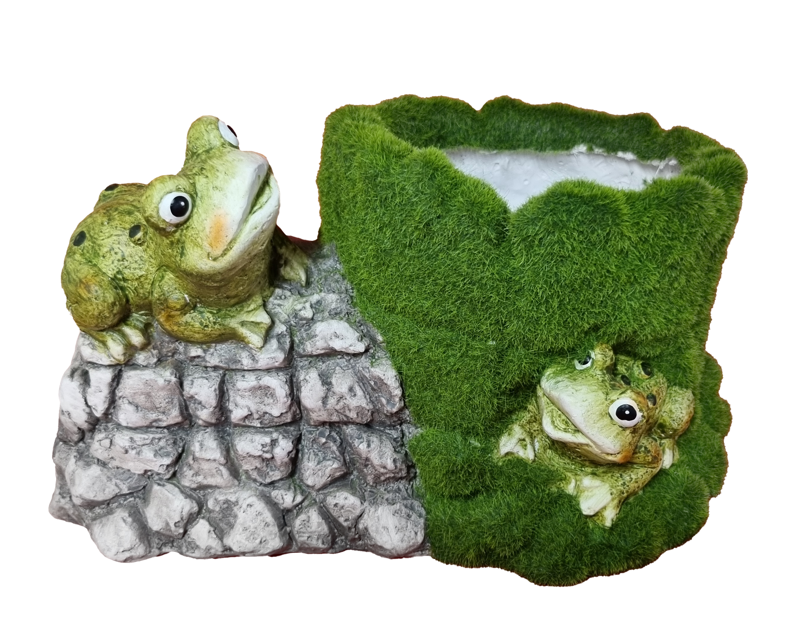 G0380 Frog Family with Planter 4/Ctn