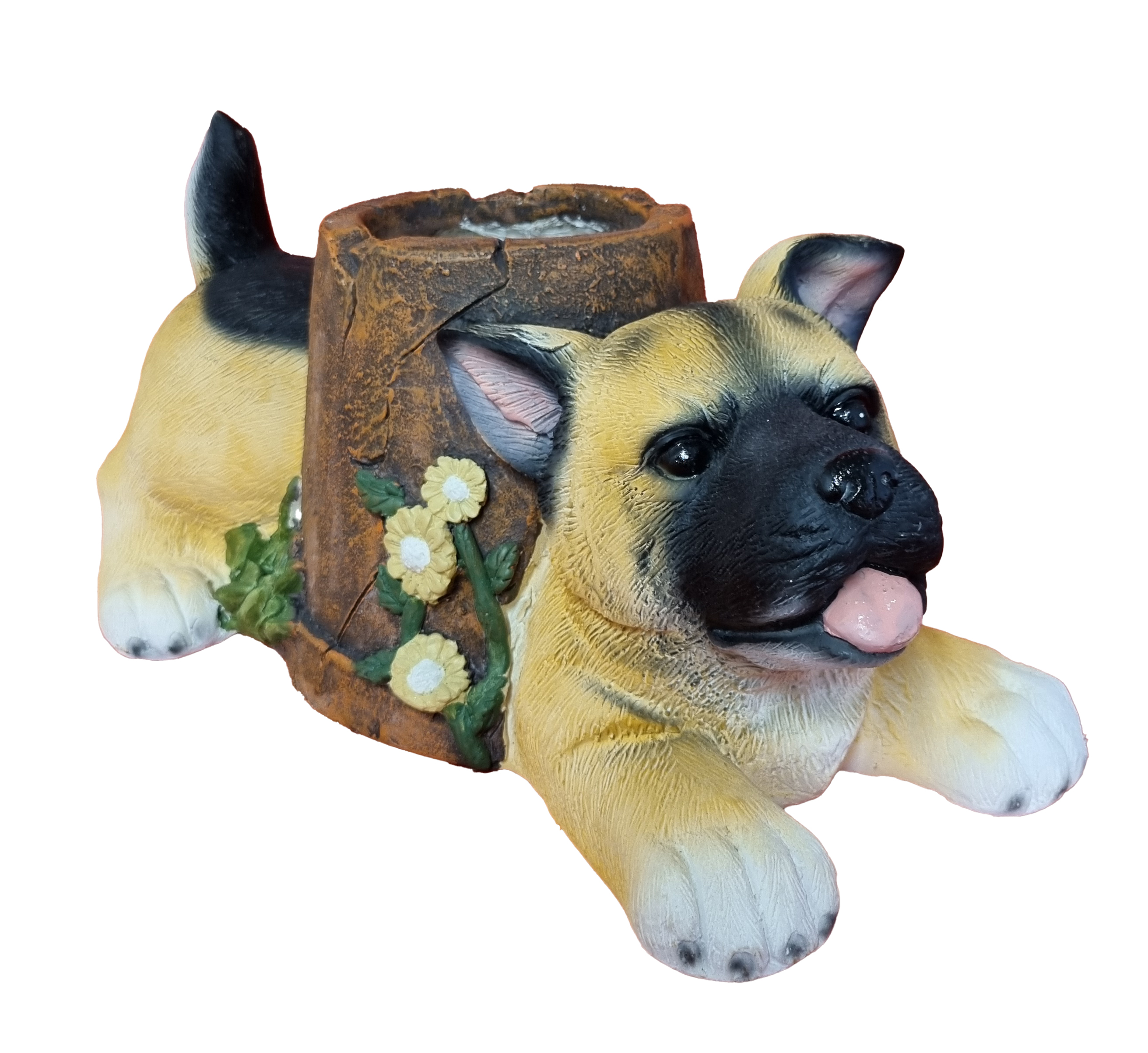 G0394 German Shepherd Pup Planter 2/Ctn