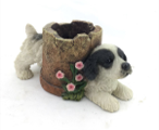 G0395 King Charles Spaniel  Planter 2/Ctn