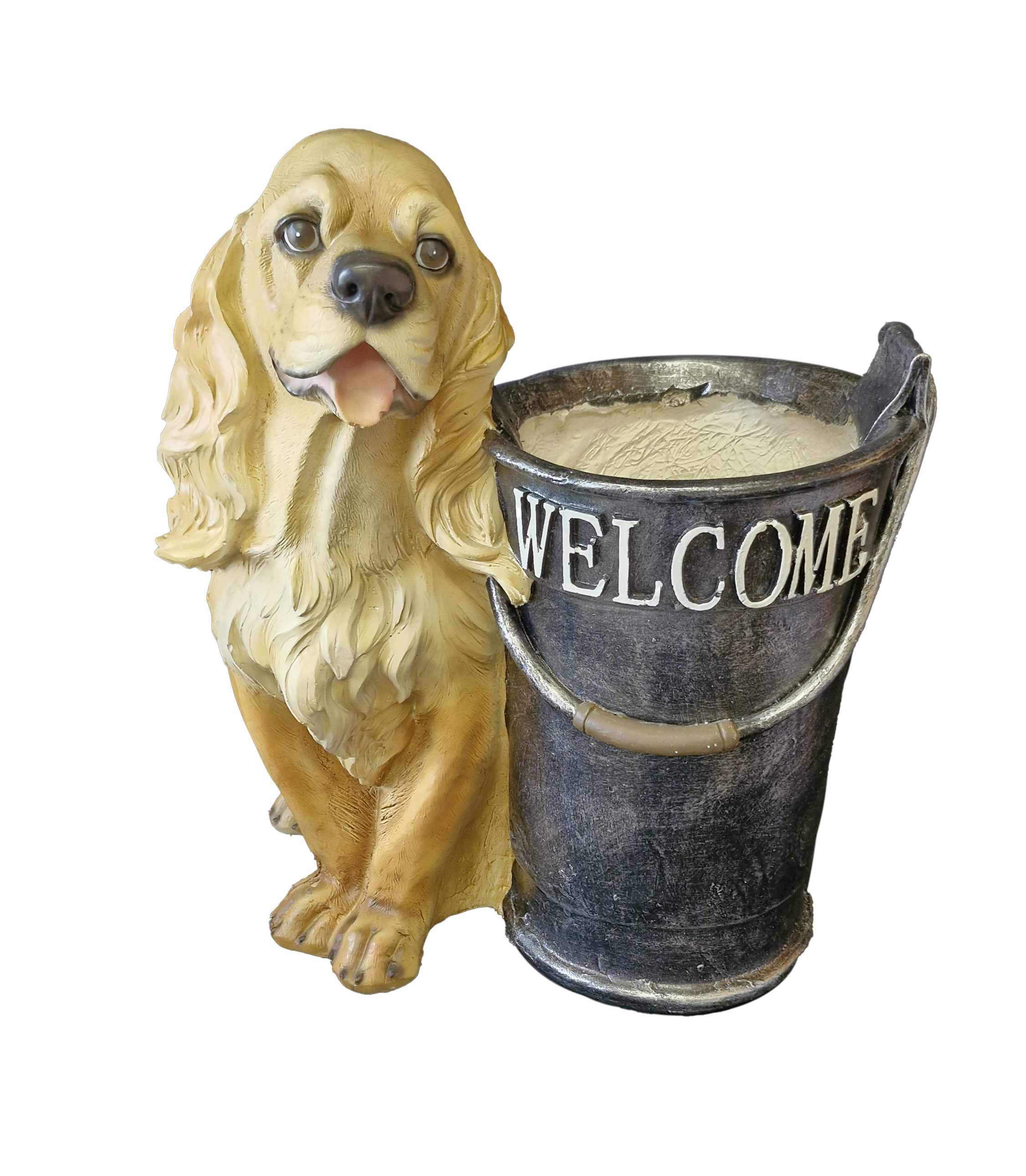 G0439 Cocker Spaniel Planter 2/Ctn