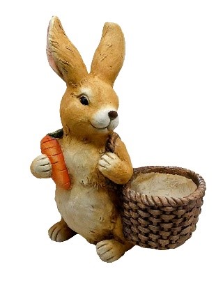 G0468 Rabbit with Carrot Planter 3/Ctn
