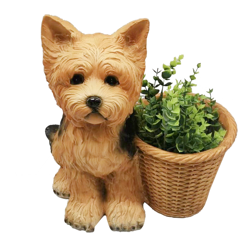 G0469 Yorkshire Terrier Planter 2/Ctn
