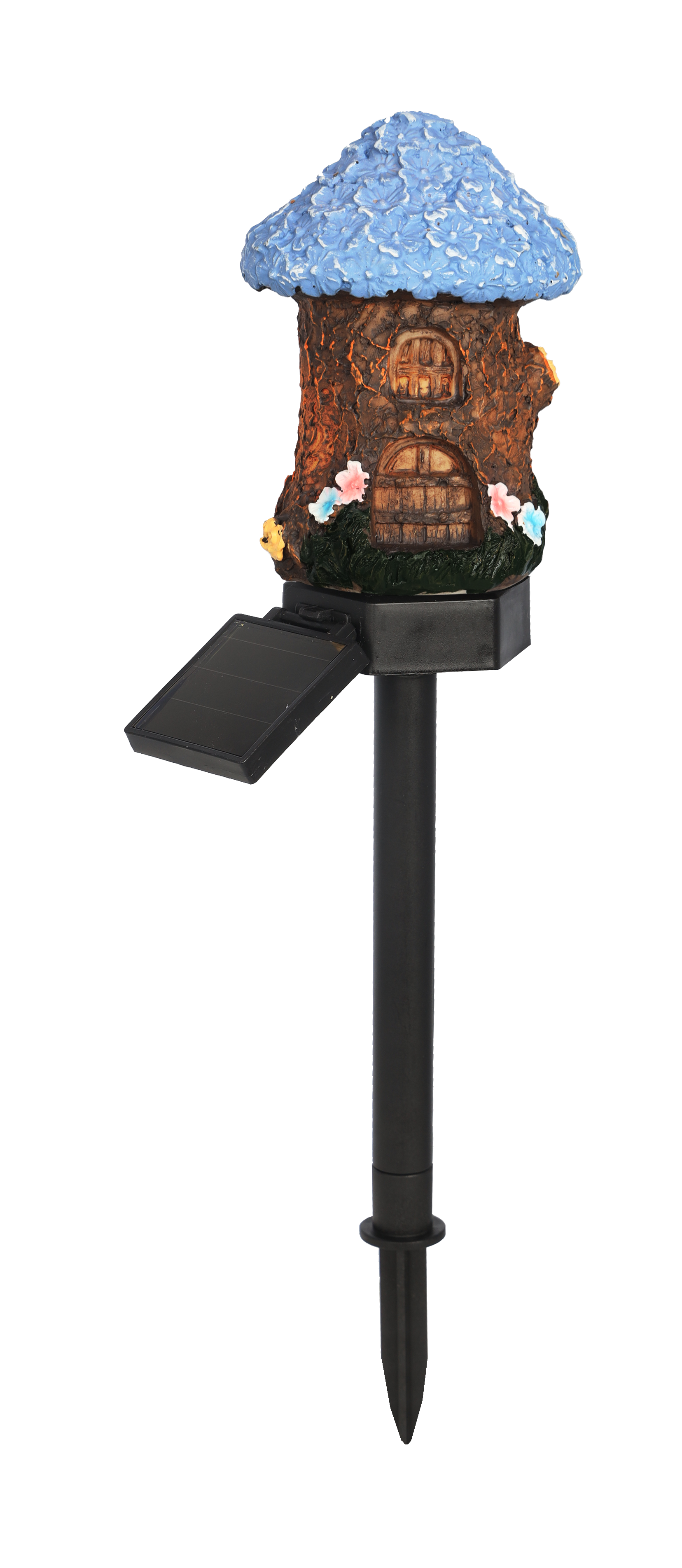 G0485 Fairy House Solar Stake Blue  12/ctn