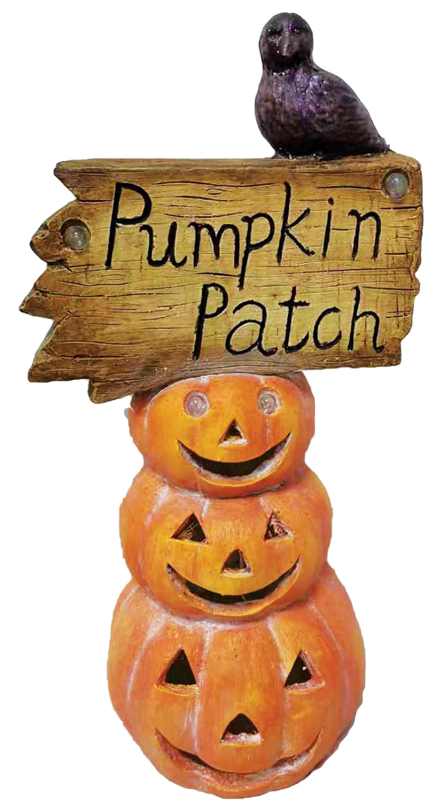 H30 Triple Pumpkin with Sign and Crow 1/Ctn