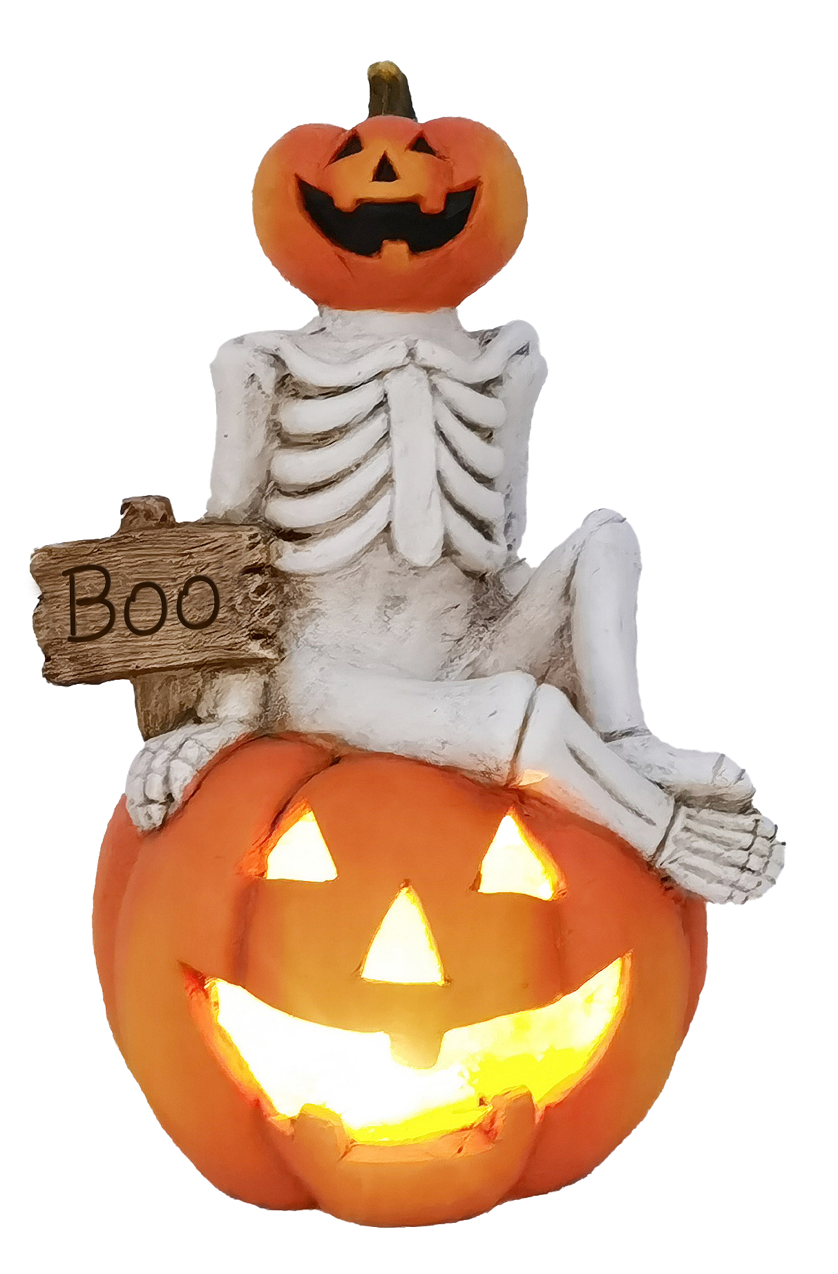 H47 Pumpkin Skeleton on Pumpkin 2/Ctn