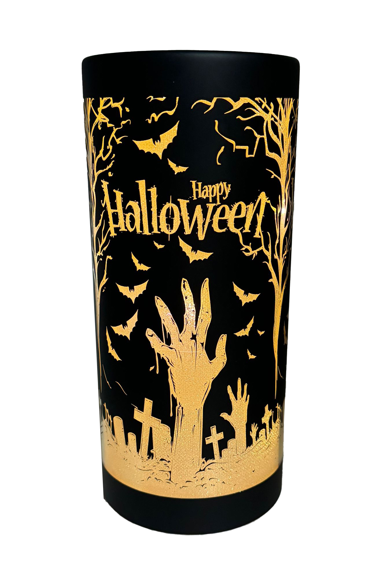 H70 Halloween Night Scene Black Lantern 24/Ctn