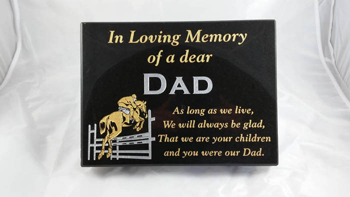 Extra Large Book Style Personalised Plaque - 9100