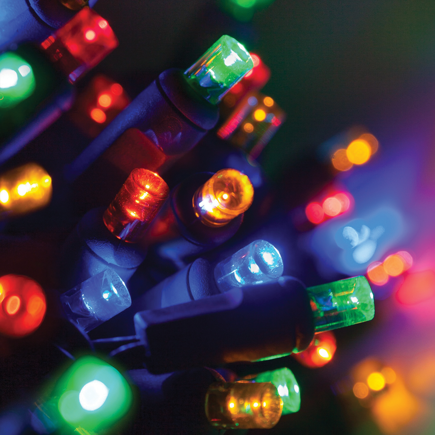 CH1220 200 Multi-colour LED String Battery Lights 36/Ctn